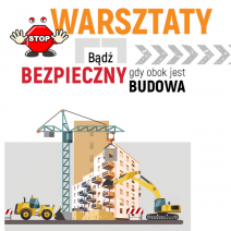 Warsztaty dla dzieci o bezpieczeństwie przy placu budowy 3809